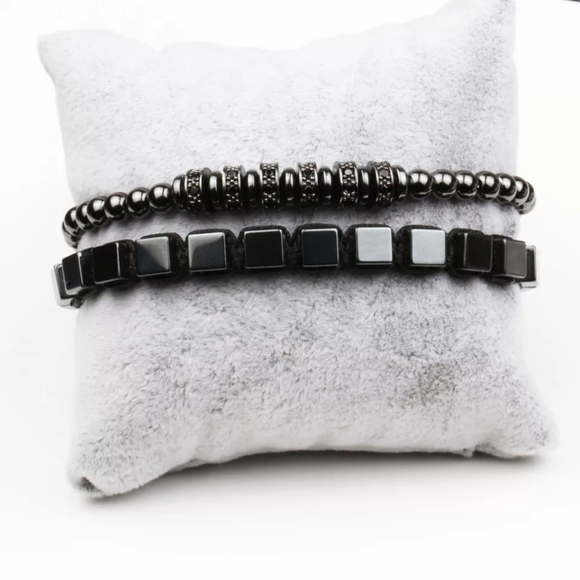 Men's 2 Piece Bracelet Set - Picture 2 of 4